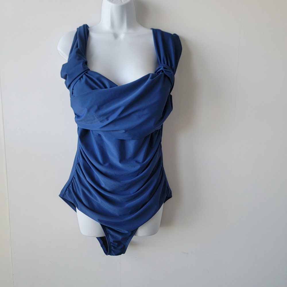 Swimsuits For All Women's Thick Strap One Piece Swimsuit size 18
